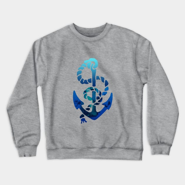 DEEP SEA EXPLORER ANCHOR Crewneck Sweatshirt by Elefunk